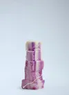 Malte Van Der Meyden Layered Stack Candle In Purple