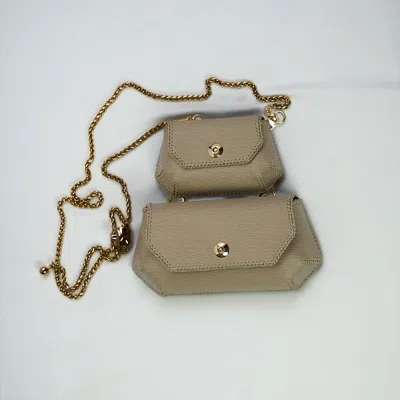 Malusha Women's Neutrals Twins Bag Set In Nude