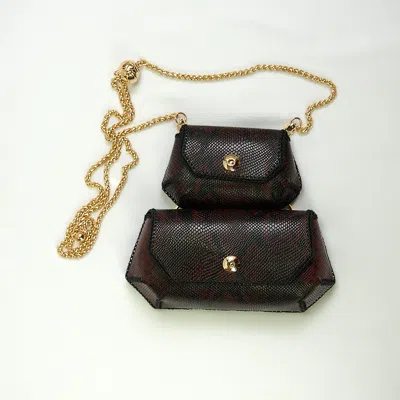 Malusha Women's Twins Bag Set In Brown