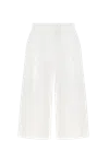 MALVA FLOREA BERMUDA SHORTS IN WHITE