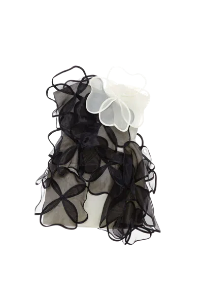 Malva Florea Mini Dress In Flowers In Black