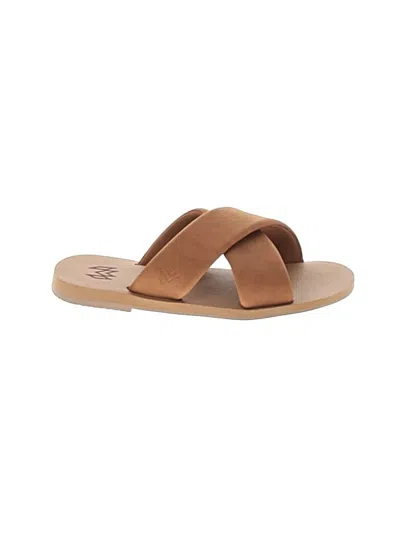 Pre-owned Malvados Sandals In Tan