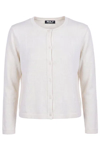 Mama B - Cardigan - 480032 - Milk In White