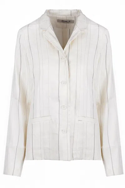 Mama B - Jacket - 471411 - Milk/blu In White