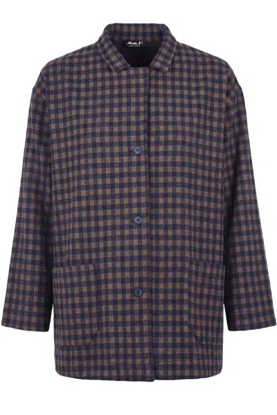 Mama B - Jacket - 480047 - Blue/nocciola In Blu/nocciola