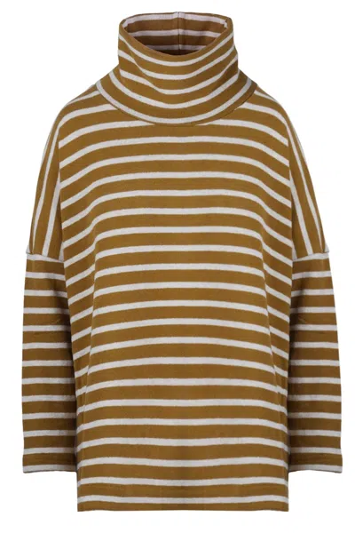 Mama B - Maglia - 480024 - Panna/senape In Brown