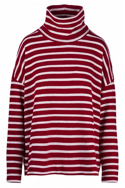 Mama B - Maglia - 480056 - Cream/rosso In Multi