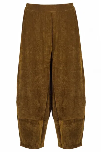 Mama B - Pantalone - 480008 - Senape In Brown