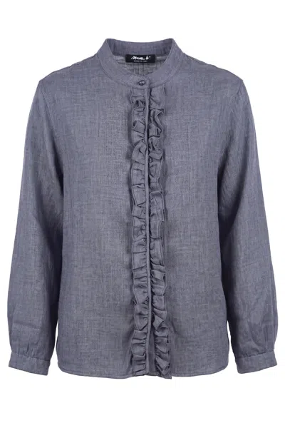 Mama B - Shirt - 480037 - Grey In Grigio