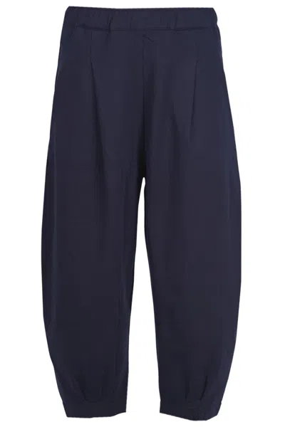Mama B - Trousers - 480061 - Dark Blue In Blu Scuro