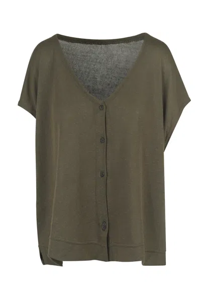 Mama B - Vest - 450668 - Green In Verde