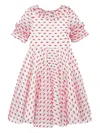Mama Luma Bow-embellished Dress In White