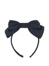 Mama Luma Bow-embellishment Headband In Blue