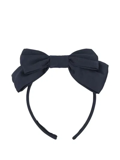 Mama Luma Kids' Bow-embellishment Headband In Blue