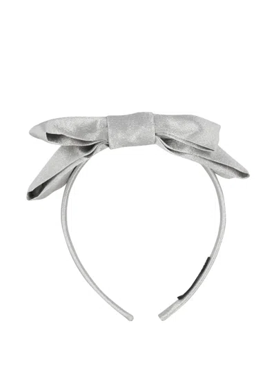 Mama Luma Bow-embellishment Headband In Gray