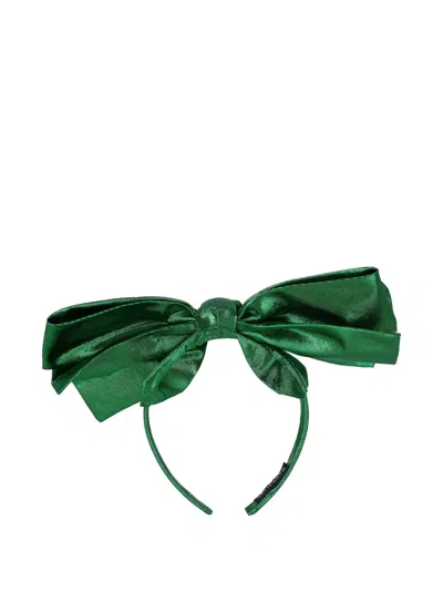 Mama Luma Kids' Bow-embellishment Headband In Green
