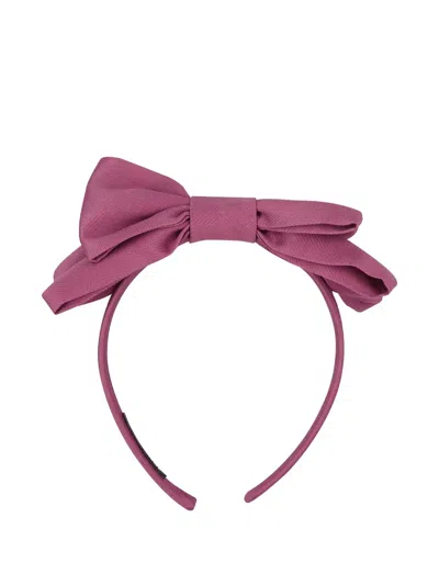 Mama Luma Bow-embellishment Headband In Pink