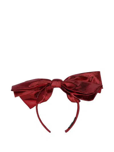 Mama Luma Kids' Bow-embellishment Headband In Red