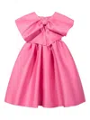 Mama Luma Girls Flared Special Occasiom Dress With Bolero In Pink