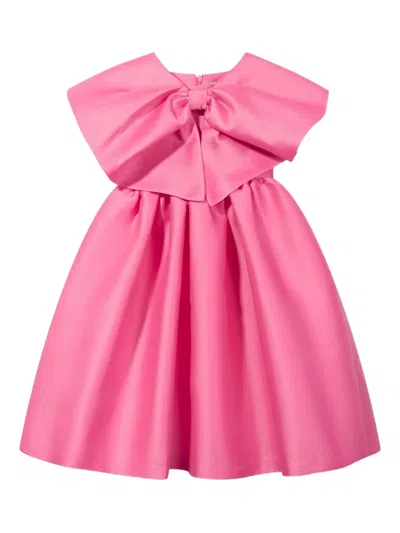 MAMA LUMA BOW-NECK A-LINE DRESS