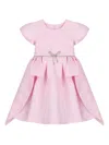 Mama Luma Embellished Satin Dress In Pink