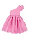 Mama Luma Floral Organza Dress In Pink