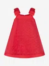 MAMA LUMA GIRLS BOW DETAILED ORGANZA POLKA DOT DRESS