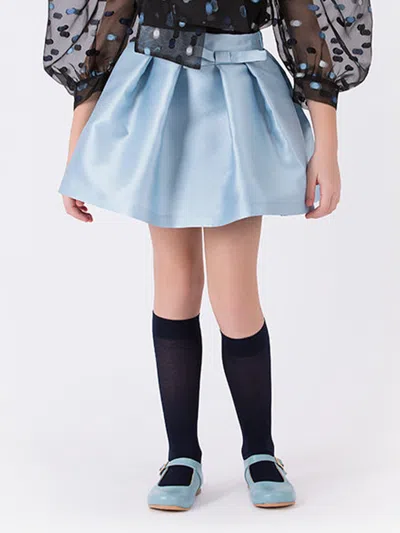 Mama Luma Kids' Girls Flared Skirt In Blue