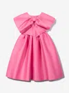 Mama Luma Girls Flared Special Occasiom Dress With Bolero In Pink