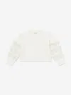 Mama Luma Ruffle-sleeve Sweatshirt In Multi