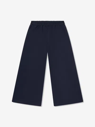 Mama Luma Babies'  Girls Wide Leg Pants In Blue