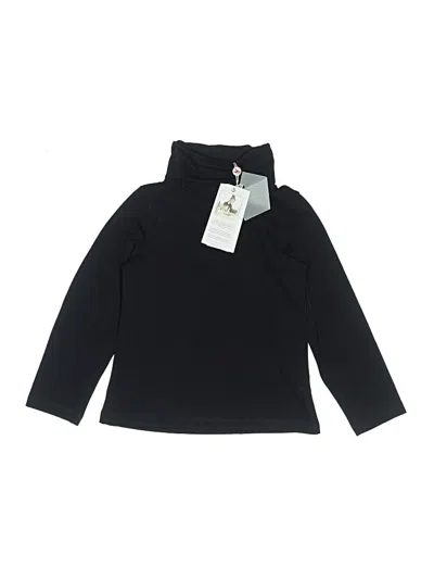 Mama Luma Kids' Long Sleeve Turtleneck In Blue