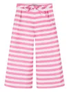 Mama Luma Striped Belted Trousers In Multi