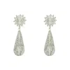 Mamba Women's Alma Mini New Statement Silver Earrings