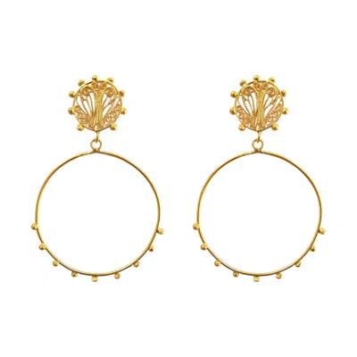 Mamba Women's Alma Small Golden Hoop