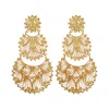 Mamba Women's Alma Statement Golden Earrings In Gold