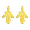 Mamba Women's Candelita Golden Angel Earrings