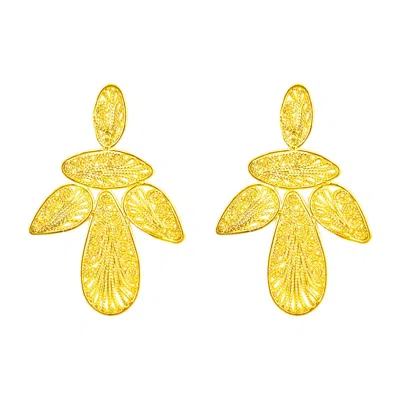 Mamba Women's Candelita Golden Angel Earrings