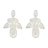 Mamba Women's Candelita Silver Angel Earrings