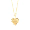 Mamba Women's Milagros Full Heart Golden Necklace