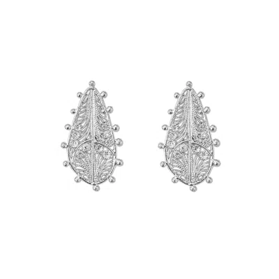Mamba Women's Pandora Silver Small Drops Earrings