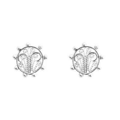 Mamba Women's Silver Alma Mini Studs In Metallic