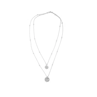 Mamba Women's Silver Alma Simple Necklace In Metallic