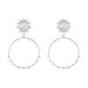 Mamba Women's Silver Alma Small Hoops