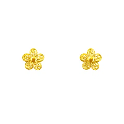 Mamba Women's Studs Golden Flower