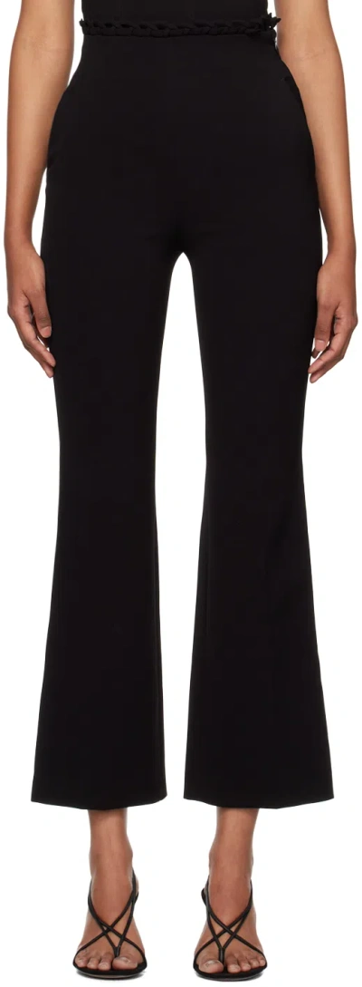 Mame Kurogouchi Black Basket Trousers