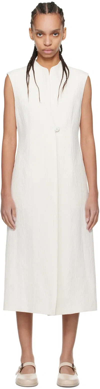 Mame Kurogouchi Off-white Sleeveless Jacket
