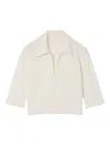 Mame Kurogouchi Open-knit Top In White