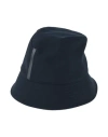 Mame Kurogouchi X Tod's Woman Hat Midnight Blue Size M Polyester, Virgin Wool, Elastane, Leather In Blue