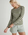 Mamiye Women's Carmel Long Sleeve In Olive Grove